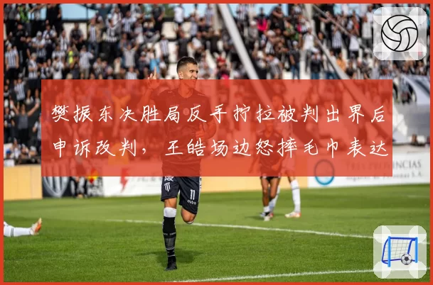樊振东决胜局反手拧拉被判出界后申诉改判，王皓场边怒摔毛巾表达抗议